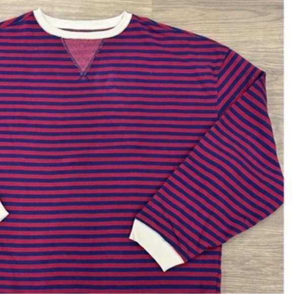 NEW Free People Classic Striped Oversized Crewneck - Picture 4 of 10